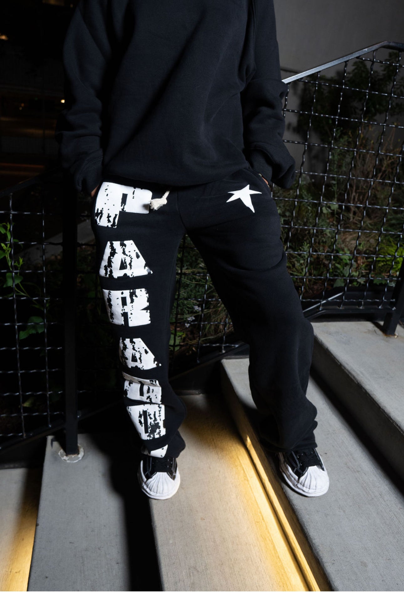 black sweats